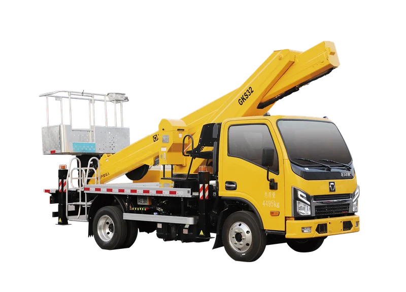 XCMG GKS32F Extensible Boom Aerial Device — 31.6 m working height, six-arm five-arm synchronous telescopic, 1600 mm aluminum alloy work bucket