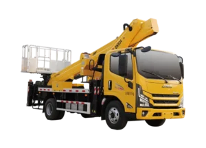 XCMG GKS34AEV Extensible Boom Aerial Device — 34 m max working height, 19 m max working range, 260 kg platform load, wireless remote