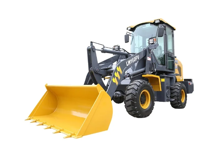 XCMG LW160FV Compact Wheel Loader — 0.7 m3 bucket, 4800 kg operating weight, 54.5 kW diesel four-wheel drive