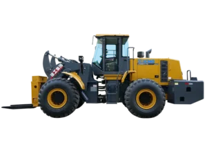 XCMG LW500KV-T18 Stone Fork Loader — 18000 kg rated load, 170 kW diesel, rock fork attachment