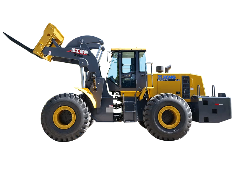 XCMG LW600KN-T25 Stone Fork Loader — 25-ton rated load, 178 kW, 28.5 t operating weight