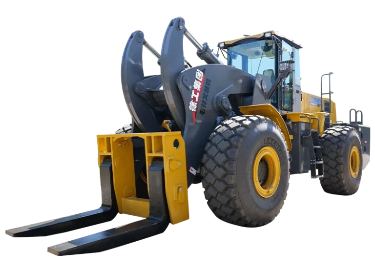 XCMG LW700KV-T33 Stone Fork Loader — 33-ton rated load, 178 kW, 38.5 t operating weight