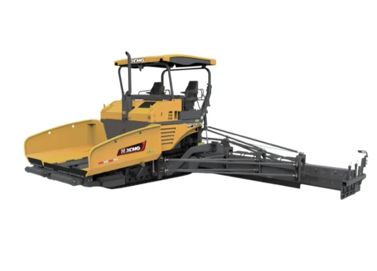 XCMG RP1253T Universal Tracked Paver — 12.5 m max paving width, 500 mm thickness, 1200 t/h productivity, Shangchai SC9DF330 engine