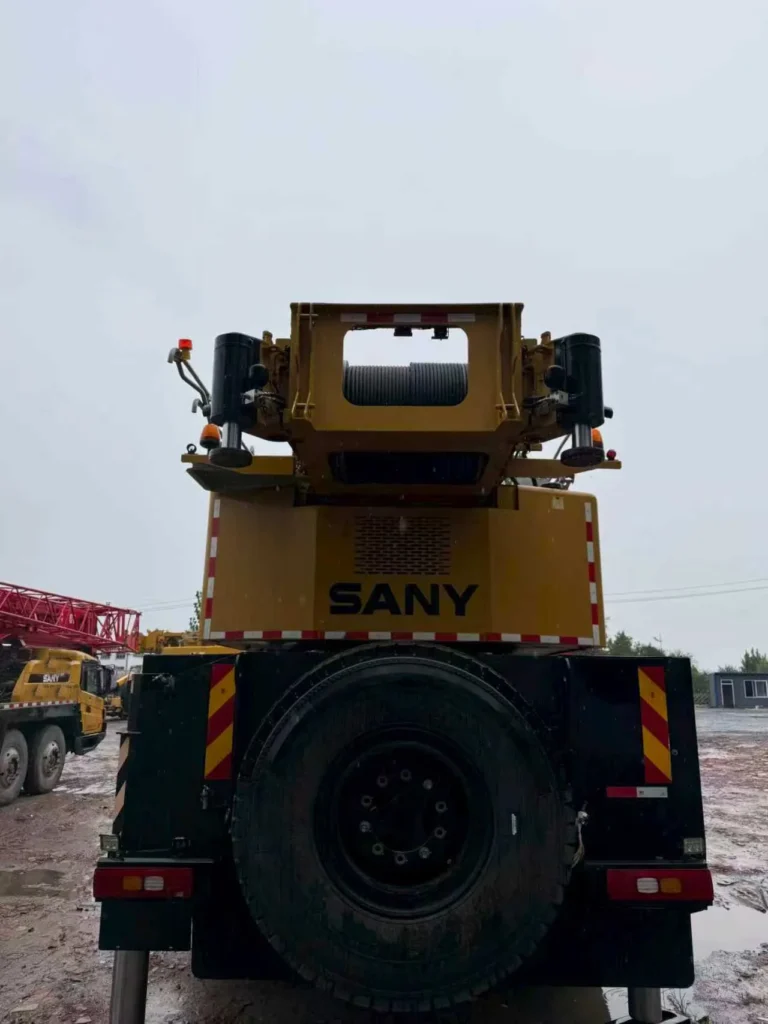 Used SANY SAC3000C8 300 ton all terrain crane, 2022 build, superlift, 81 m main boom, Mercedes-Benz carrier engine