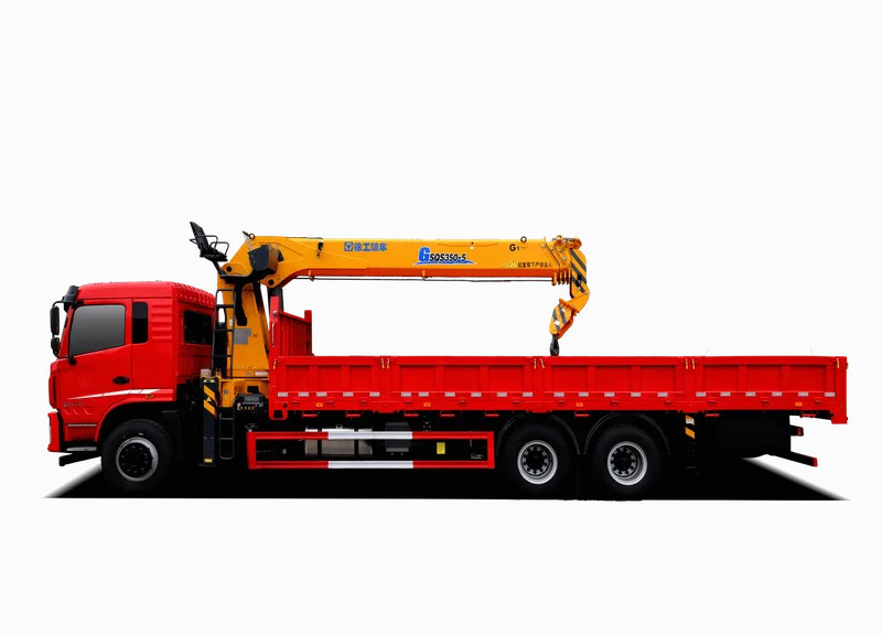 XCMG GSQS350-5 Truck Mounted Crane — 18.5t GVW 6x4/3 chassis with MC11.40-50 MAN-licensed engine, Euro V, 90 km/h, octagonal boom