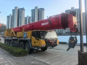 Used SANY STC1300C7-8 130 ton truck crane, 2025 build
