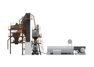 XCMG XAP100 Asphalt Mixing Plant — 100 t/h rated productivity, 1500 kg/batch mixing capacity, 247 kW power