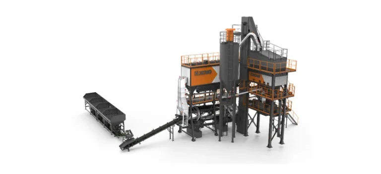 XCMG XAP65 Asphalt Mixing Plant — 60 t/h rated productivity, 800 kg/batch nominal mixing, 191 kW operating power