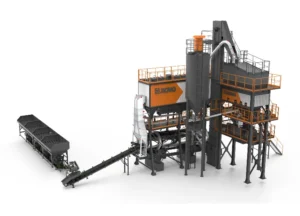 XCMG XAP85 Asphalt Mixing Plant — 80 t/h rated productivity, 1100 kg/batch mixing capacity, 240 kW power