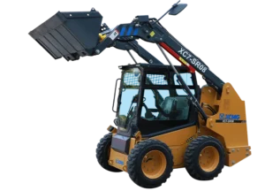 XCMG XC7-SR08 Skid Steer Loader — 0.45 m3 bucket, 955 kg rated load, 50.2 kW diesel, two-speed hydraulics