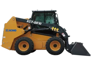 XCMG XC7-SR10 Skid Steer Loader — 0.6 m3 bucket, 1100 kg rated load, 61.3 kW diesel, high-flow hydraulics