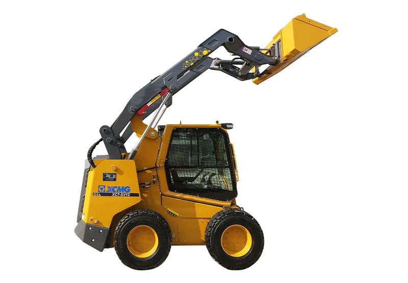 XCMG XC7-SV12 Skid Steer Loader — 1,260 kg rated load, 0.6 m3 bucket, 53.7 kW engine
