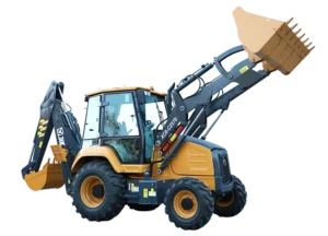 XCMG XC8-C2570 Backhoe Loader — 1.0 m3 bucket, 2500 kg rated load, 0.2 m3 backhoe bucket, 4440 mm dig depth, 73.5 kW