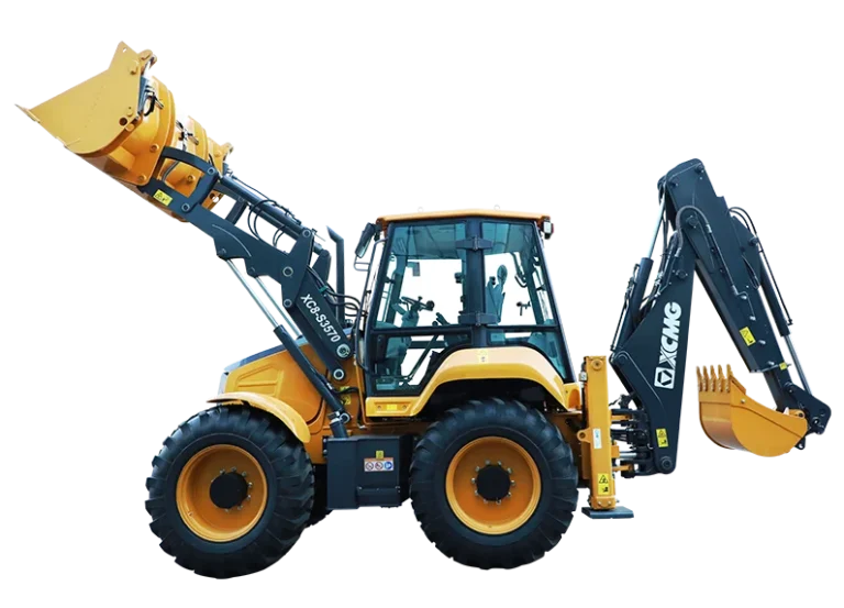 XCMG XC8-S3570 Backhoe Loader — 1.3 m3 bucket, 3500 kg rated load, 0.26 m3 backhoe bucket, 5555 mm dig depth, 73.5 kW
