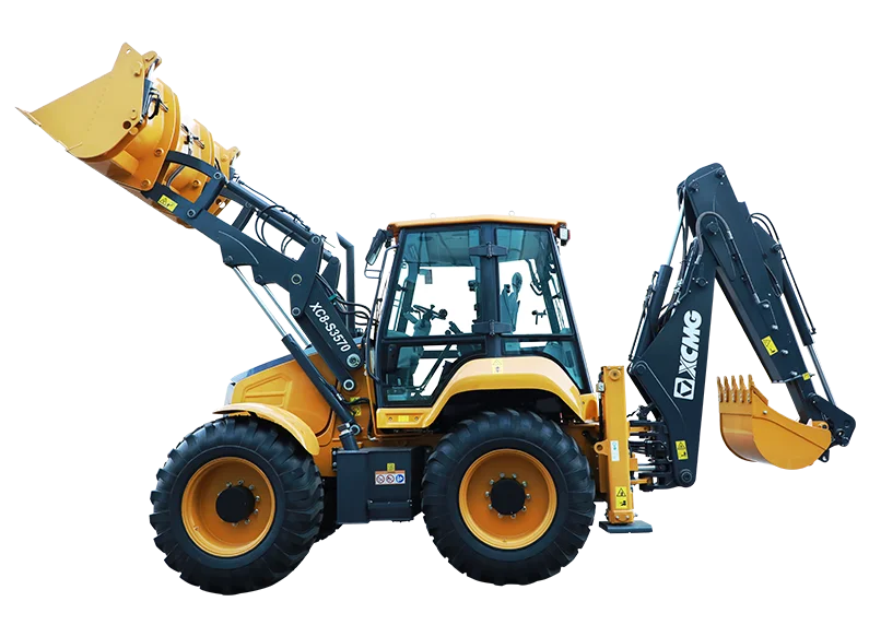 XCMG XC8-S3570 Backhoe Loader — 1.3 m3 bucket, 3500 kg rated load, 0.26 m3 backhoe bucket, 5555 mm dig depth, 73.5 kW