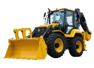 XCMG XC8-S3580 Backhoe Loader — 1.3 m3 front bucket, 3500 kg rated load, 0.26 m3 backhoe, 5555 mm digging depth, 82 kW engine