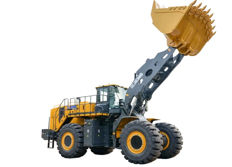 XCMG XC9150 Wheel Loader — 7.7 m3 bucket, 55 ton operating weight, 563 kW four-wheel electric drive