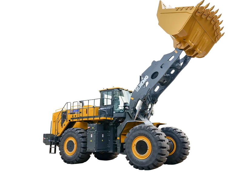 XCMG XC9150 Wheel Loader — 7.7 m3 bucket, 55 ton operating weight, 563 kW four-wheel electric drive