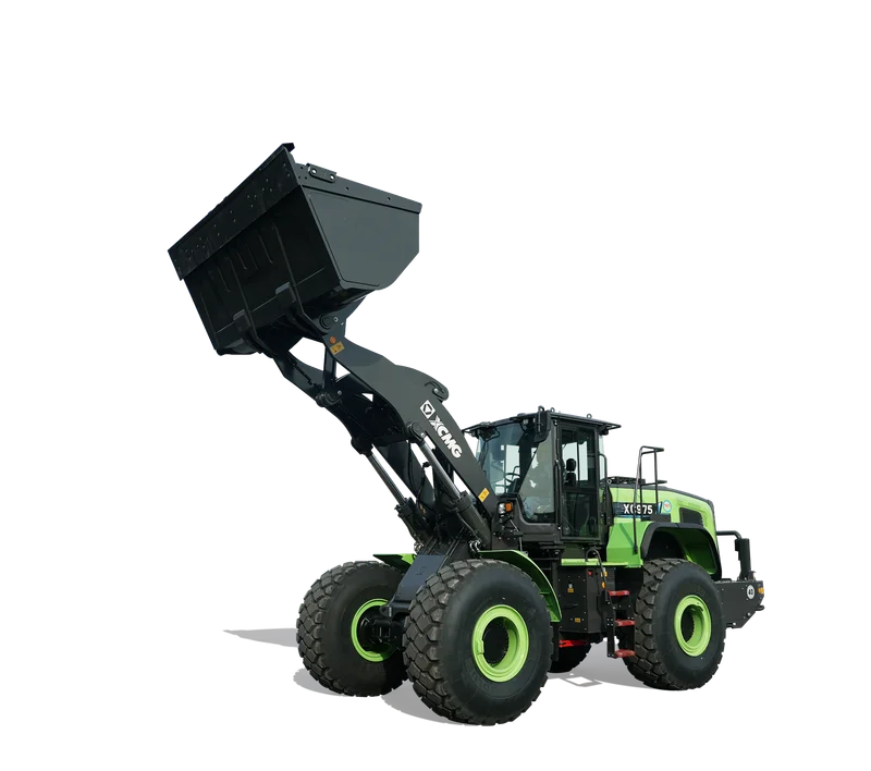 XCMG XC975-EV Electric Wheel Loader — 4.5 m3 bucket, 7000 kg rated load, 2x120 kW traveling motors