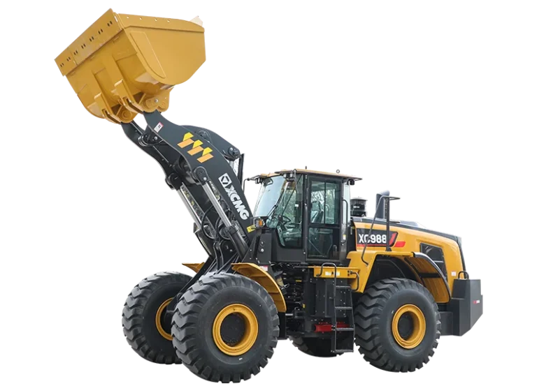 XCMG XC988 Wheel Loader — 4.5 m3 bucket, 27400 kg operating weight, 250 kW diesel