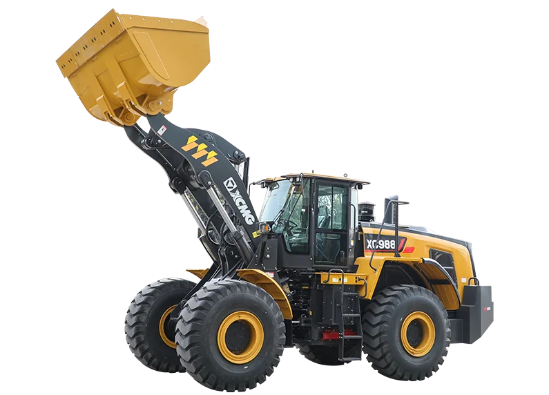 XCMG XC988 Wheel Loader — 4.5 m3 bucket, 27400 kg operating weight, 250 kW diesel