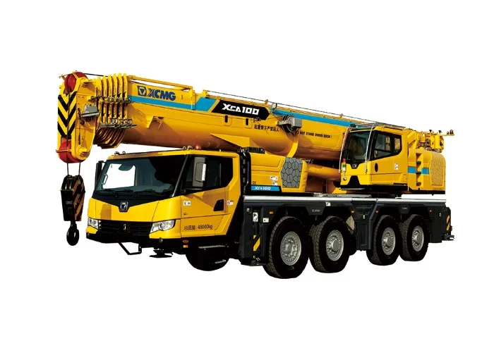 XCMG XCA100_S All Terrain Crane — 100 ton, 60 m main boom, 4-axle 8x6x8 chassis with Cummins ISM11 engine and EU Stage V emission
