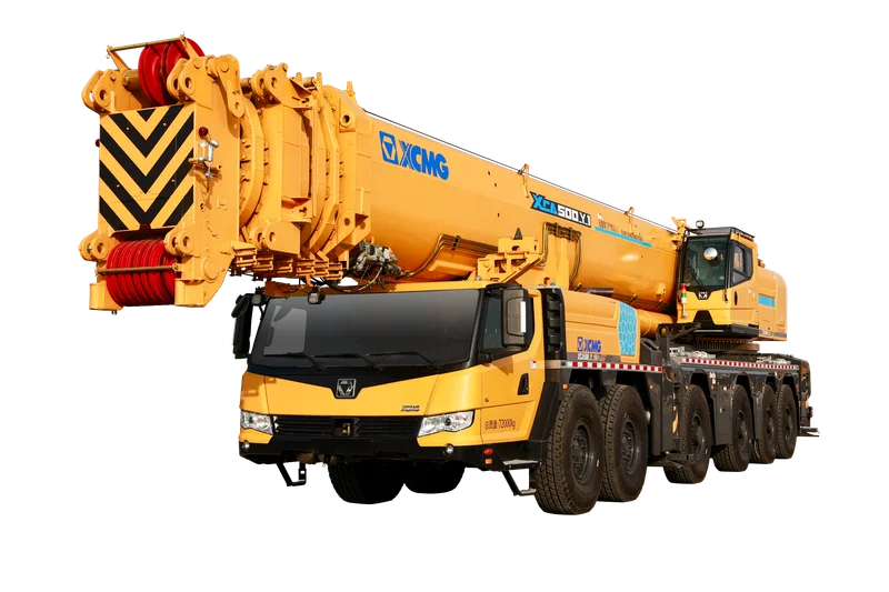 XCMG XCA500_Y_1 All Terrain Crane — 500 ton, 85 m boom, 6-axle Weichai WP15H660 with China VI emission and H-shaped outriggers