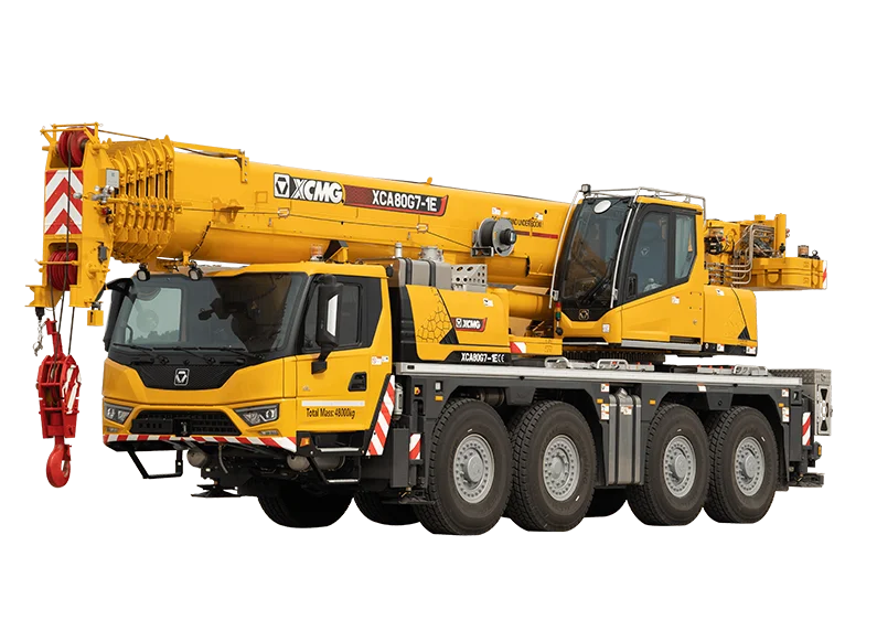 XCMG XCA80G7-1E All Terrain Crane — 80 ton, 60 m boom, 4-axle Daimler OM471LA EU Stage V on G2 platform