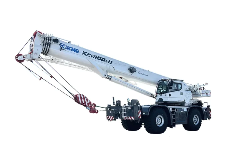 XCMG XCR100_U 100-US-ton rough terrain crane product shot