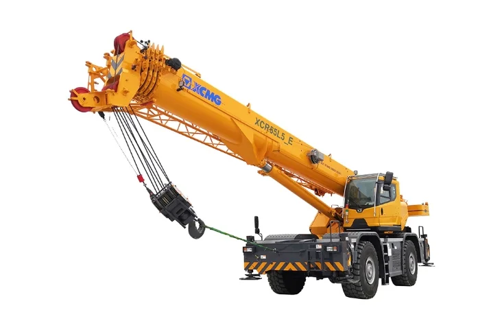 XCMG XCR55L5_E 55-ton rough terrain crane product shot
