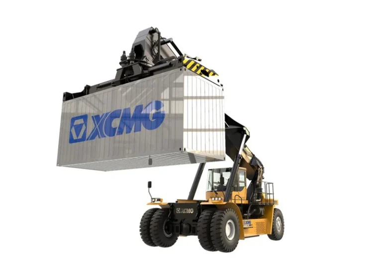 XCMG XCS4535K Container Reach Stacker — 45 t laden handler, 15.1 m lift, 6.5 m wheelbase, 6-high stacking, Cummins/Volvo 265 kW