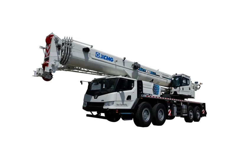 XCMG XCT100BRII Truck Crane — 100 ton, 50.5 m main boom, 4-axle 8x4x4 chassis with Weichai WP12 engine