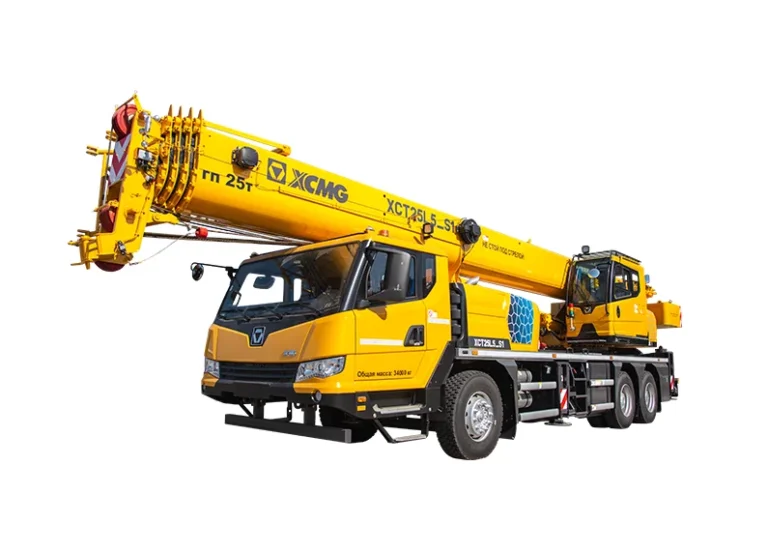 XCMG XCT25L5_S1 Truck Crane - 25 ton, 43 m boom, 3-axle 6x4x2 chassis with Shanghai Diesel SC9DF340Q5 Euro V engine