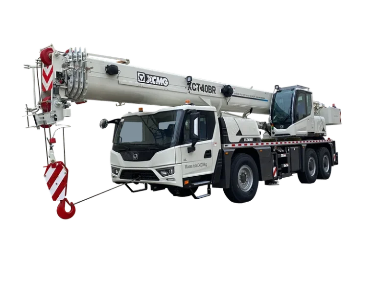 XCMG XCT40BR Truck Crane — 40 ton, 44 m main boom, 3-axle 6x4x6 chassis with Weichai WP10 engine