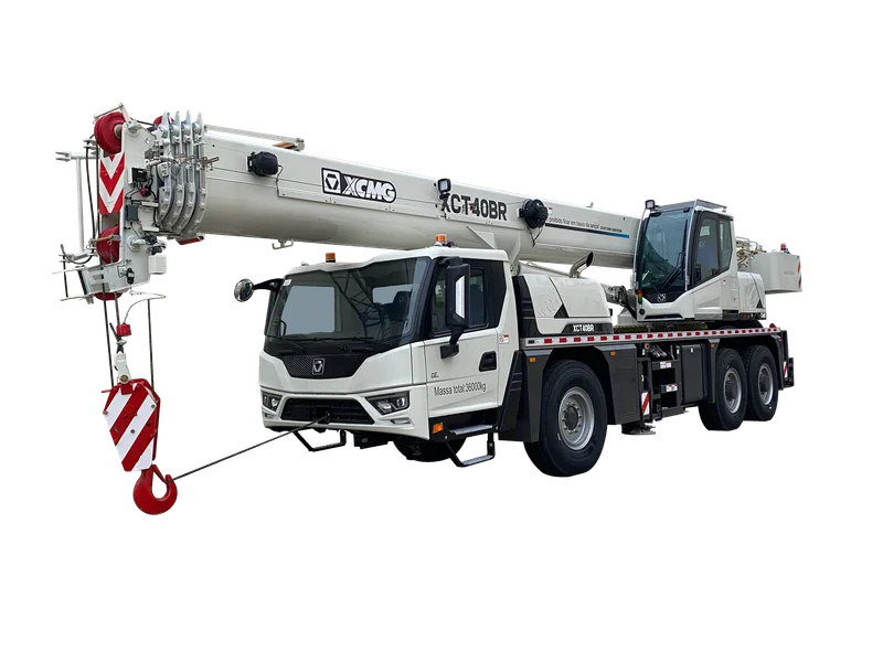 XCMG XCT40BR Truck Crane — 40 ton, 44 m main boom, 3-axle 6x4x6 chassis with Weichai WP10 engine