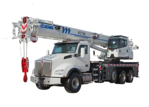 XCMG XCT40_U Truck Crane - 40 USt, 142 ft boom, 4-axle 8x6x2 chassis with PACCAR MX-13 engine and EPA 2017 emission compliance