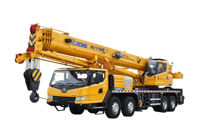XCMG XCT50_Y Truck Crane - 50 ton, 44.5 m boom, 4-axle 8x4x4 chassis with Weichai WP9H336E62 engine and BS-IV emission