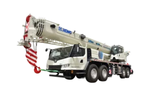 XCMG XCT90_BRI Truck Crane — 90 ton, 48 m main boom, 4-axle 8x4x4 chassis with Weichai WP12G engine
