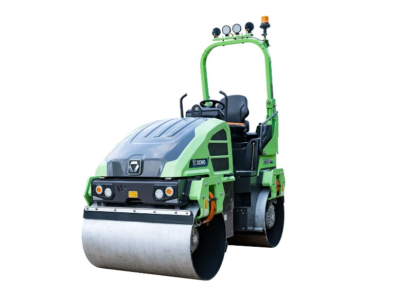 XCMG XD120EP Electric Double Drum Roller — 3,000 kg, 1,200 mm width, 31.4 kWh battery