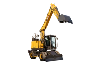 XCMG XE155WECR Wheel Excavator — 17.9 ton short-tail, Cummins B4.5 115 kW, EU stage V, 1750 mm tail swing radius