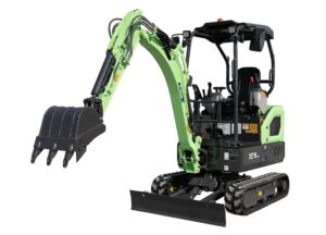 XCMG XE19EV Electric Excavator — 2.1 ton, 51.2V LiFePO4 23.5 kWh battery, 12 kW, zero emission