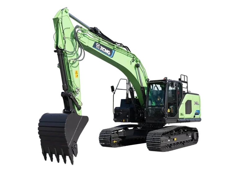 XCMG XE215EV Electric Excavator — 23.5 ton, lithium iron phosphate battery, 140 kW permanent magnet motor