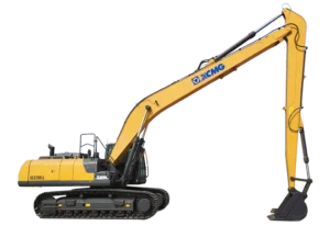 XCMG XE370DLL Long Reach Excavator — 39.75 ton, 22 m max digging radius, Isuzu 6HK1 212 kW