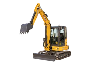 XCMG XE45E Excavator — 4.8 ton, Kubota D1803 30.1 kW, EU stage V, rubber crawler