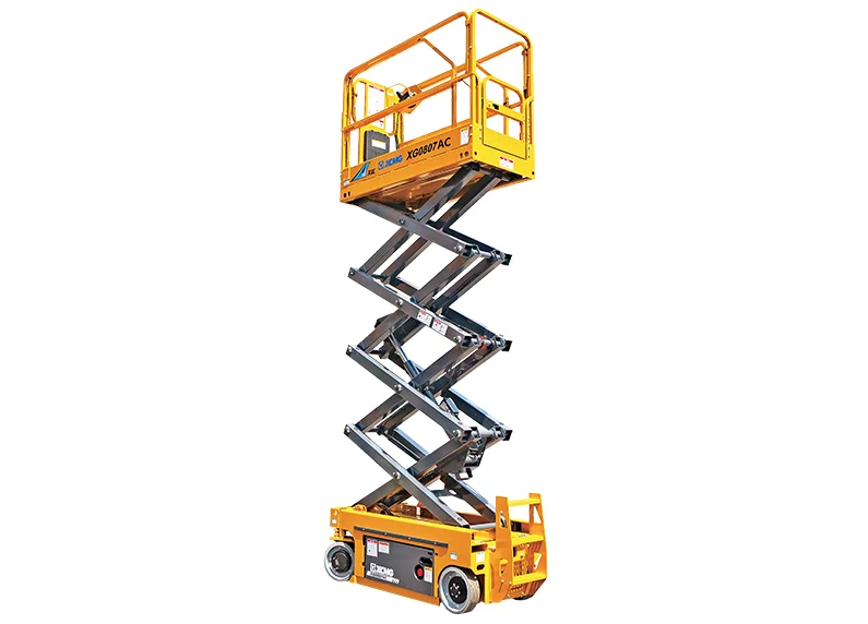 XCMG XG0807AC Scissor Lift — 7.8 m working height, 230 kg capacity, AC drive self-propelled MEWP