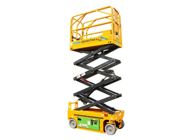 XCMG XG0807HA Hybrid Scissor Lift — 7.8 m working height, 230 kg rated load, 1485 kg total weight