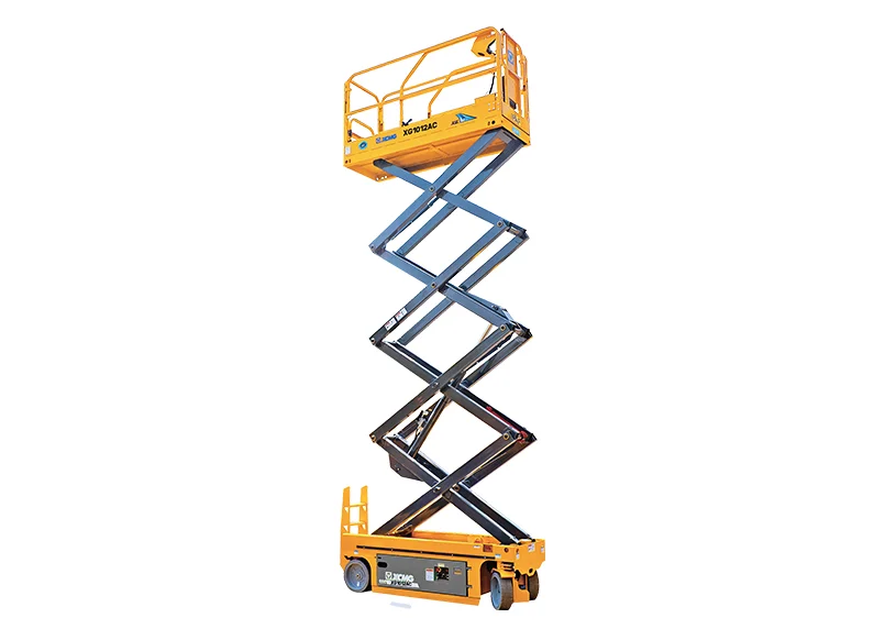 XCMG XG1012AC-AS Scissor Lift — 10 m working height, 450 kg capacity, AC drive self-propelled MEWP