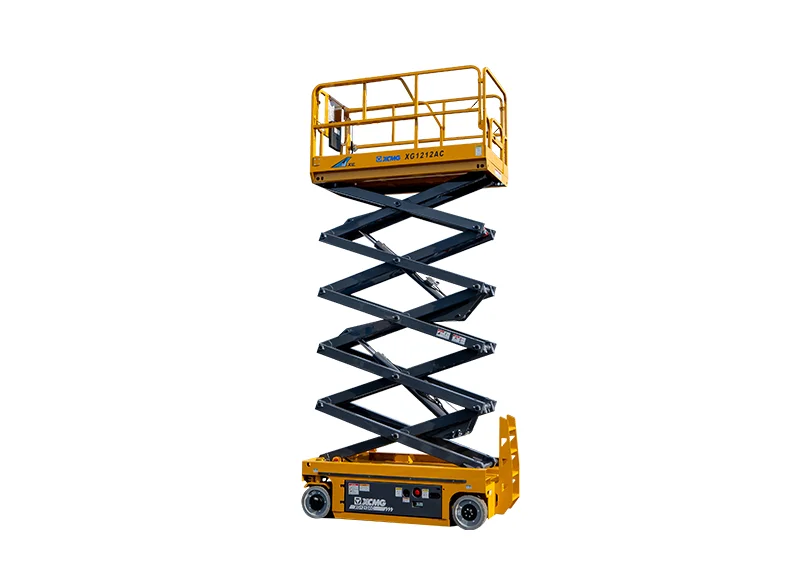 XCMG XG1212AC-AS Scissor Lift — 11.85 m working height, 320 kg capacity, AC drive self-propelled MEWP