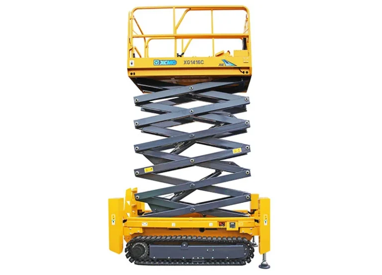 XCMG XG1416C Crawler Scissor Lift - 13.8 m working height, 11.8 m platform, 320 kg capacity