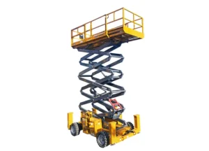 XCMG XG1523RT Engine-Powered Rough Terrain Scissor Lift — 15 m working height, 680 kg rated load, 36 kW engine, 7250 kg total weight